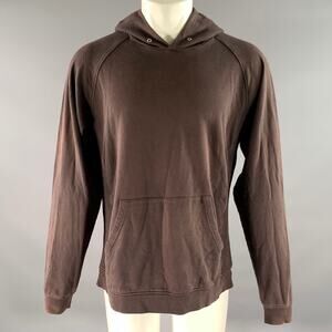 VISVIM Size XL Grey Wash Cotton Hoodie Sweatshirt